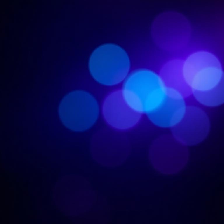 Luzes de palco em bokeh
